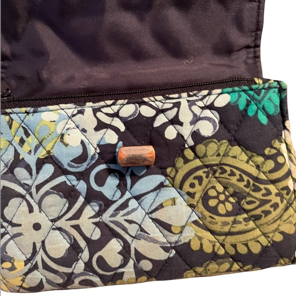 Vera Bradley Navy Green wristlet - Picture 7 of 8